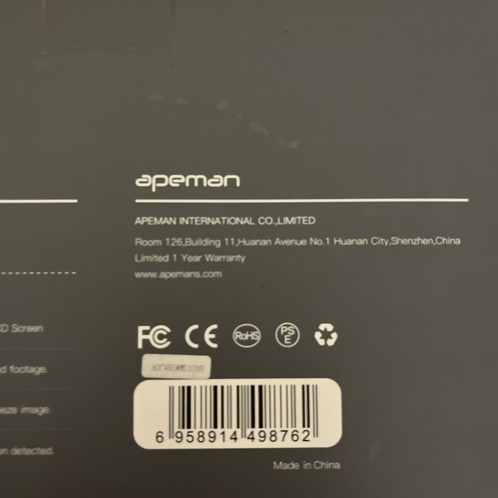 Apeman C450 Dash Camera - Picture 6 of 7
